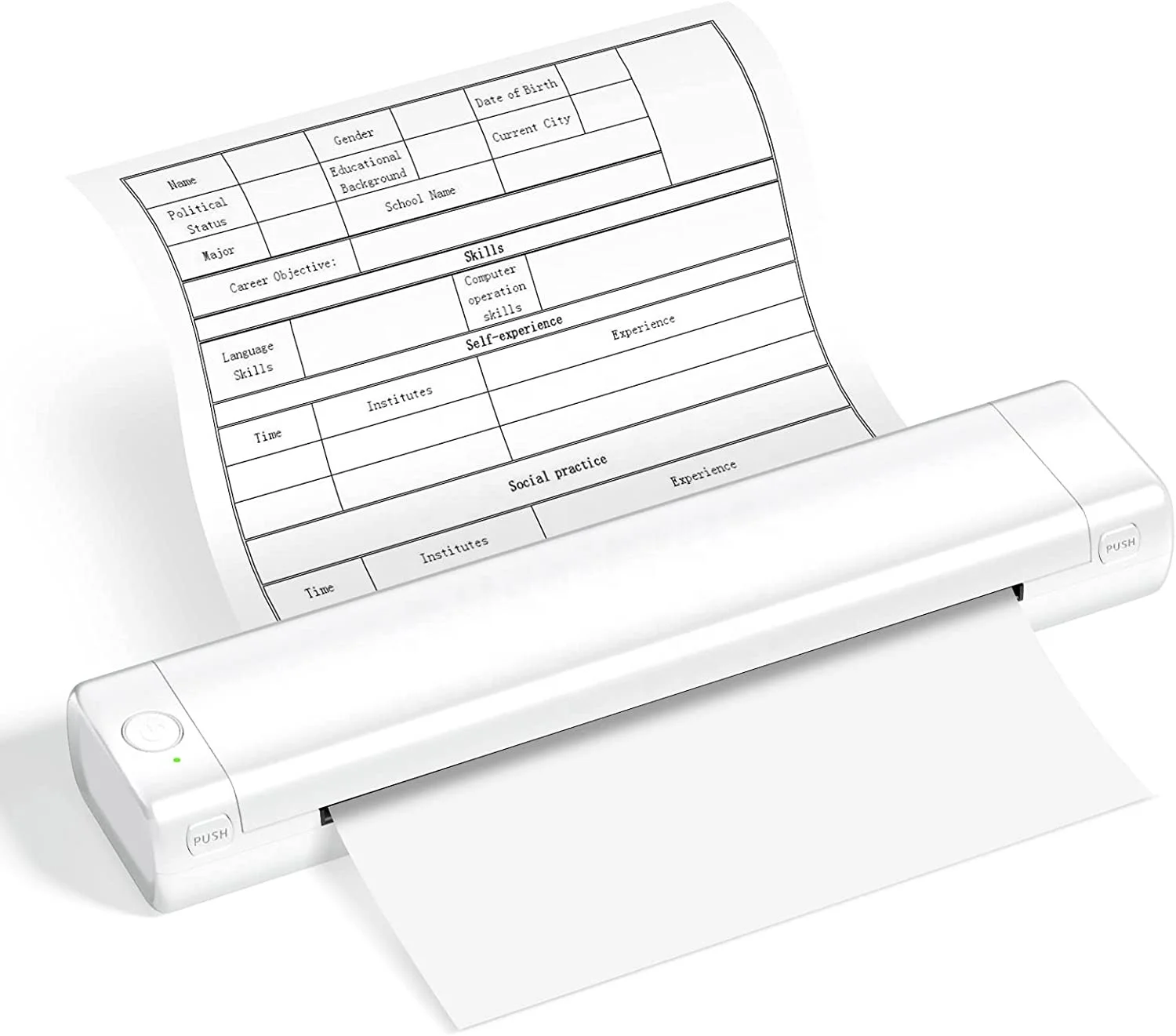 2024 Beelan New Arrival Phomemo M08F Portable Thermal Printer A4 Paper Printing Bluetooth Connect Wireless For A4 Thermal Paper