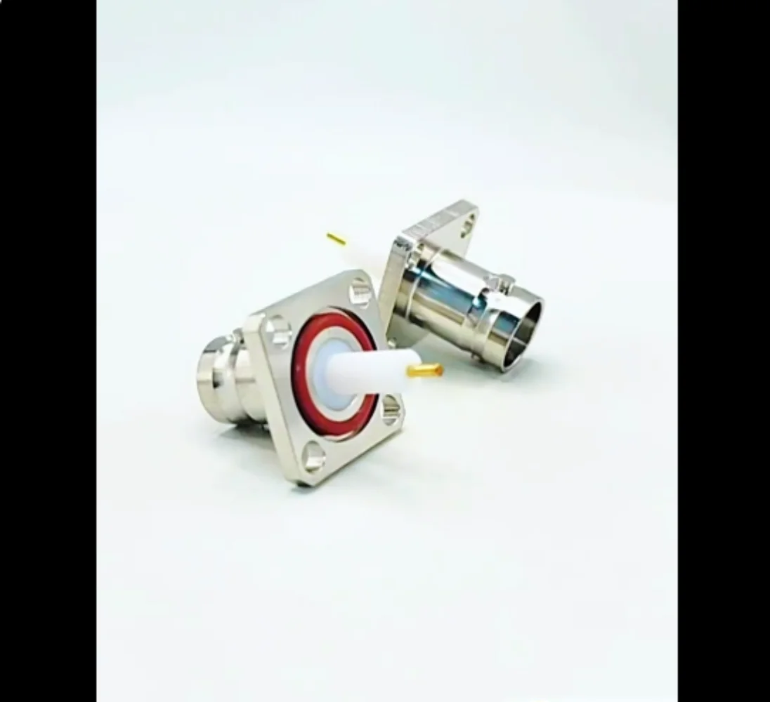 

20 шт. BNC(M)-KFD-9-3,5 BNC-KFD квадратный пластинчатый фланец с четырьмя отверстиями (17,5 × 17,5 мм) микрополосная сварочная плата, материнское сиденье