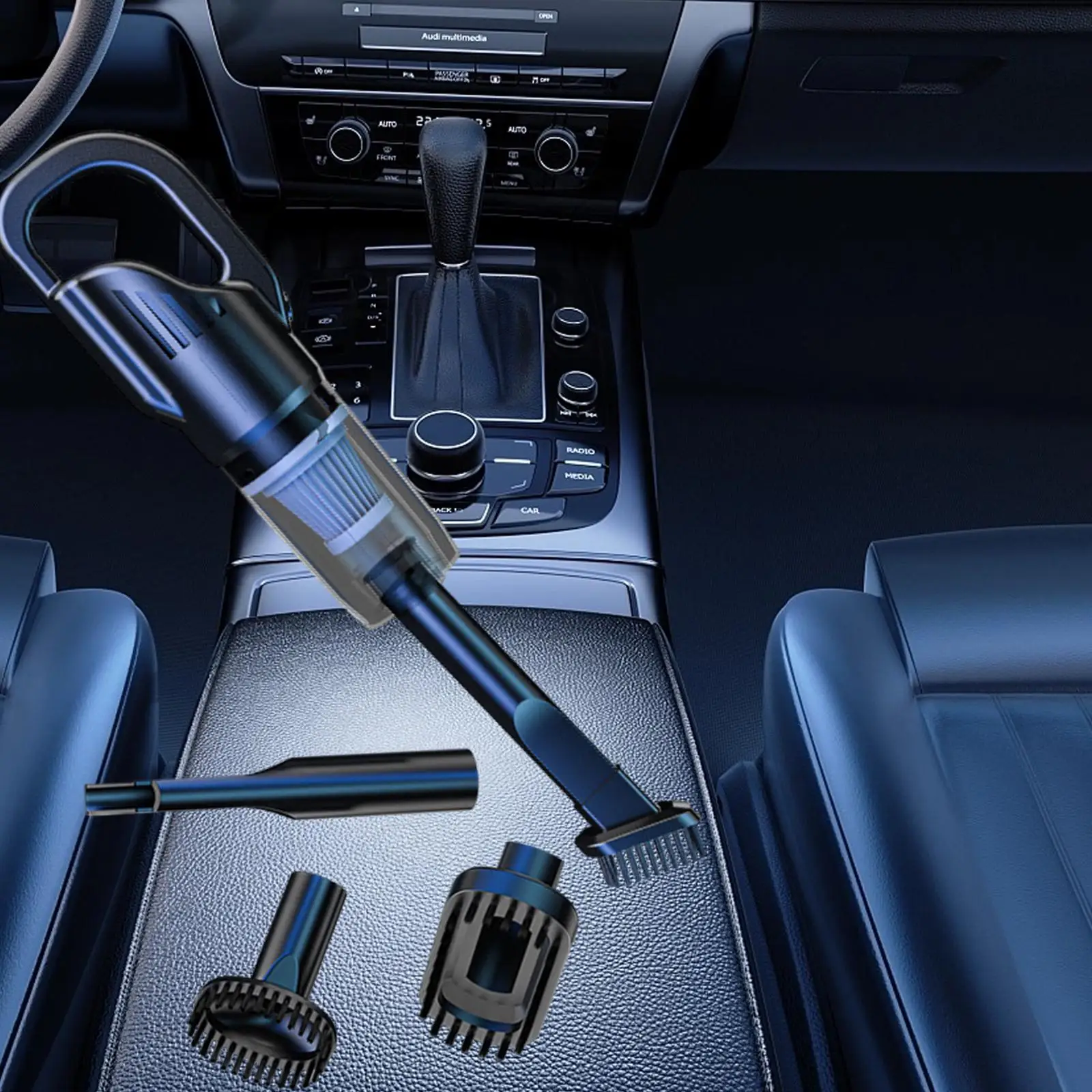 เครื่องดูดฝุ่นแบบใช้มือถือ Mini Duster เครื่องดูดฝุ่นรถยนต์ไร้สาย เครื่องดูดฝุ่นขนาดเล็กแบบพกพารถยนต์