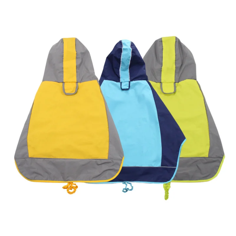 

Reflective Pet Raincoat Large Outdoor Waterproof Dog Shiba Inu Golden Retriever Clothes in Stock