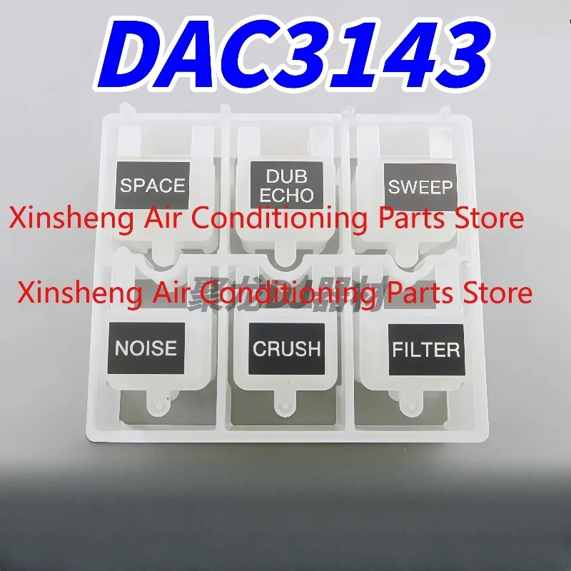 Suitable for original Pioneer DJM900NXS2 mixer DJMTOUR1 external FX effect 6 plastic buttons DAC3143