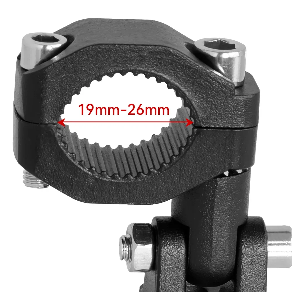 Motorcycle LED Headlight Spotlight Mount Bracket Adjustable Fog Light Auxiliary Lamp Bumper Holder Motorcycle Accessories image 4