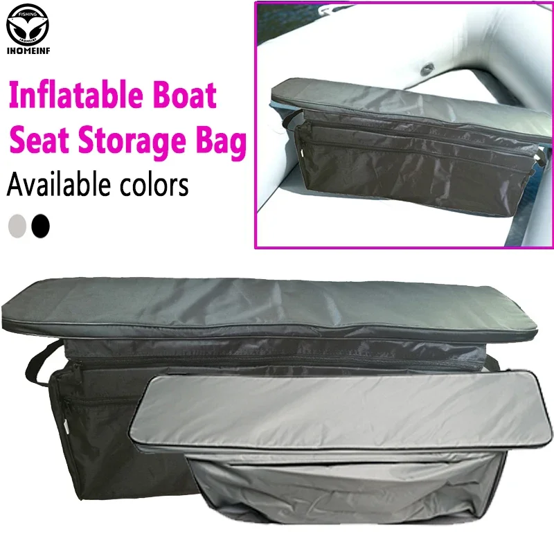 

Fishing Inflatable Boat Seat Storage Bag 420D Coated Oxford With Padded Seat Cushion For Canoe/Assault boats/PVC Kayak/Rowing