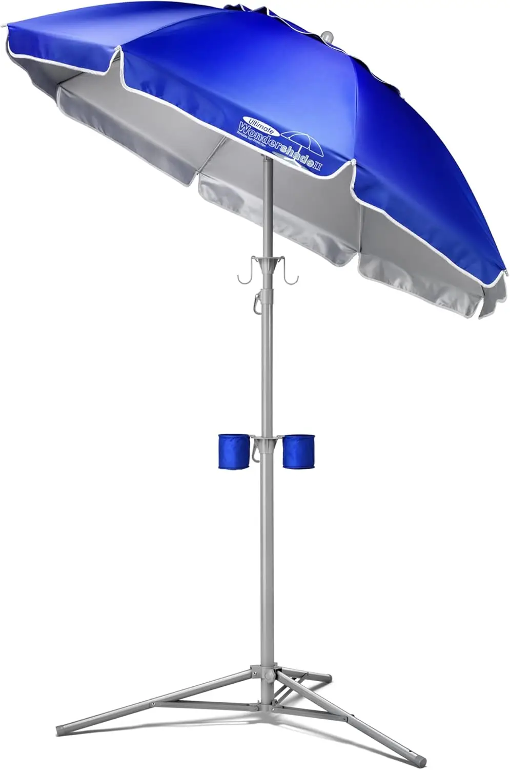 

Portable Sun Shade Umbrella with Adjustable Height, UV Protection, and Tilt Feature for Outdoor Activities