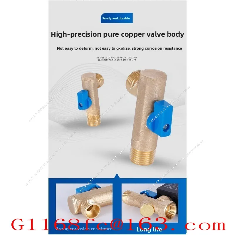 Compressor Air Storage Tank Electronic Drain Valve 1 Inch OPT-A Solenoid Valve 220V Timer B Siamese Corrosion Resistance