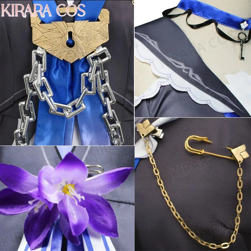 Nuovo costume Herta 2025 parrucca capelli con cappello Star Rail abiti cosplay set completo costumi da festa Kodiak