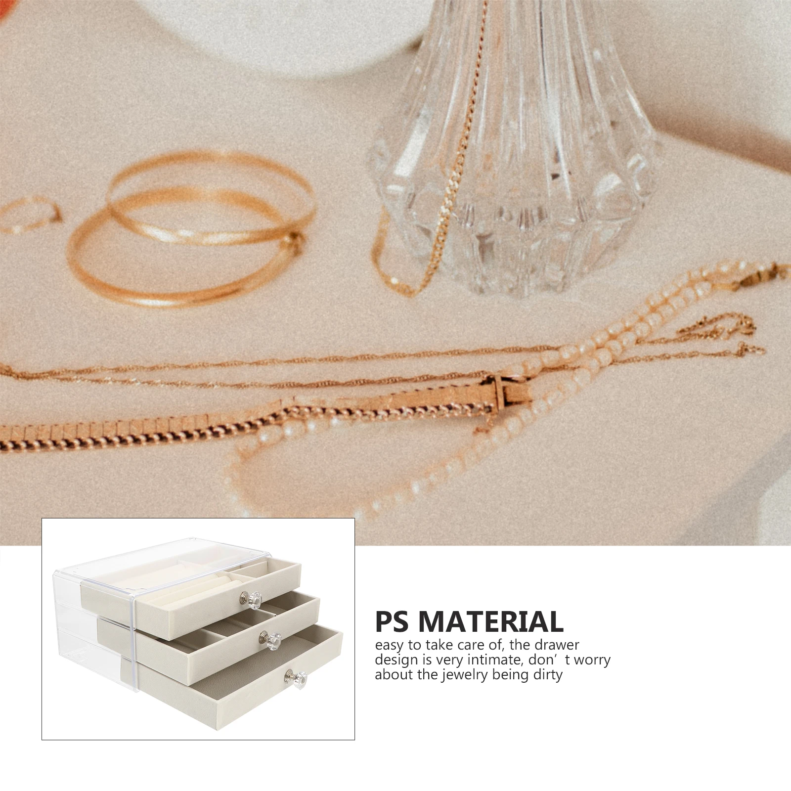 

Plastic Jewelry 12 Grid Earring ganizer Display Case LED Holder Plastic Jewelry Case Multi grid Storage Container For Home Use