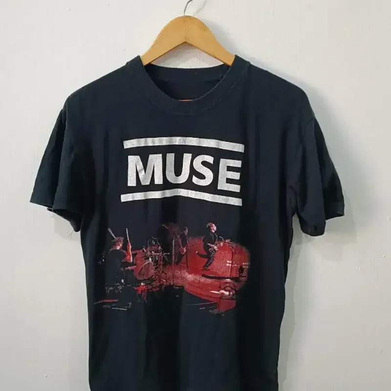 Muse Band In Concert Black Cotton Size S 2345XL T Shirt Adults