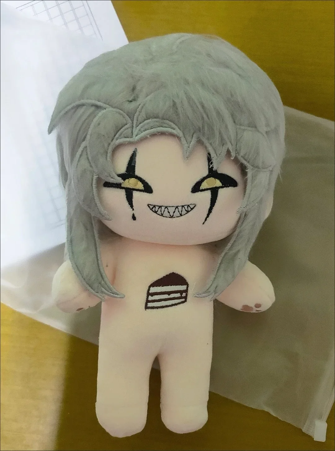 Anime Attribute Monster Handsome Plush 20cm Doll Body Dress Up Clothes Plushies Stuffed Toys Figures Halloween Gift