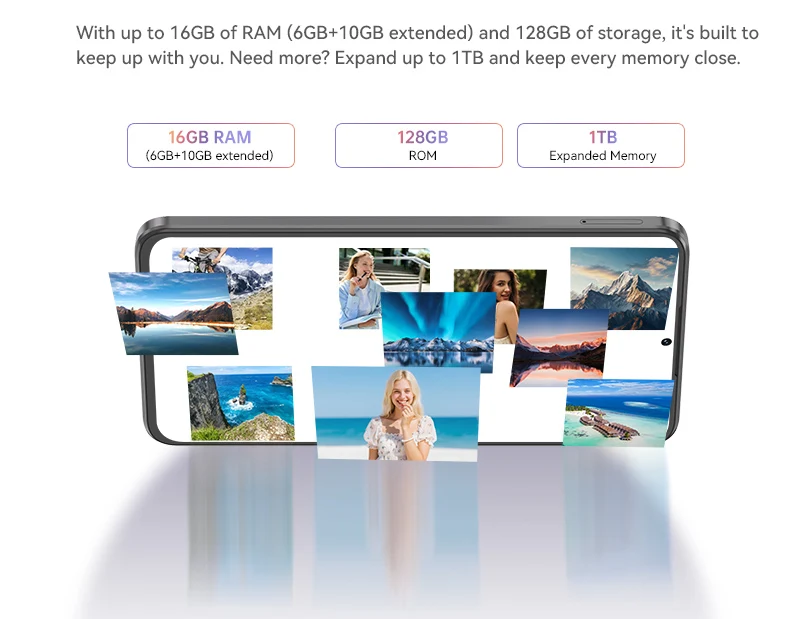 Cubot Note 60 Smartphone, Android 15, 7.2-inch 120Hz Display, Octa-core,16GB(6+10GB )RAM 128GB ROM, 48MP Camera, 7000mAh Battery