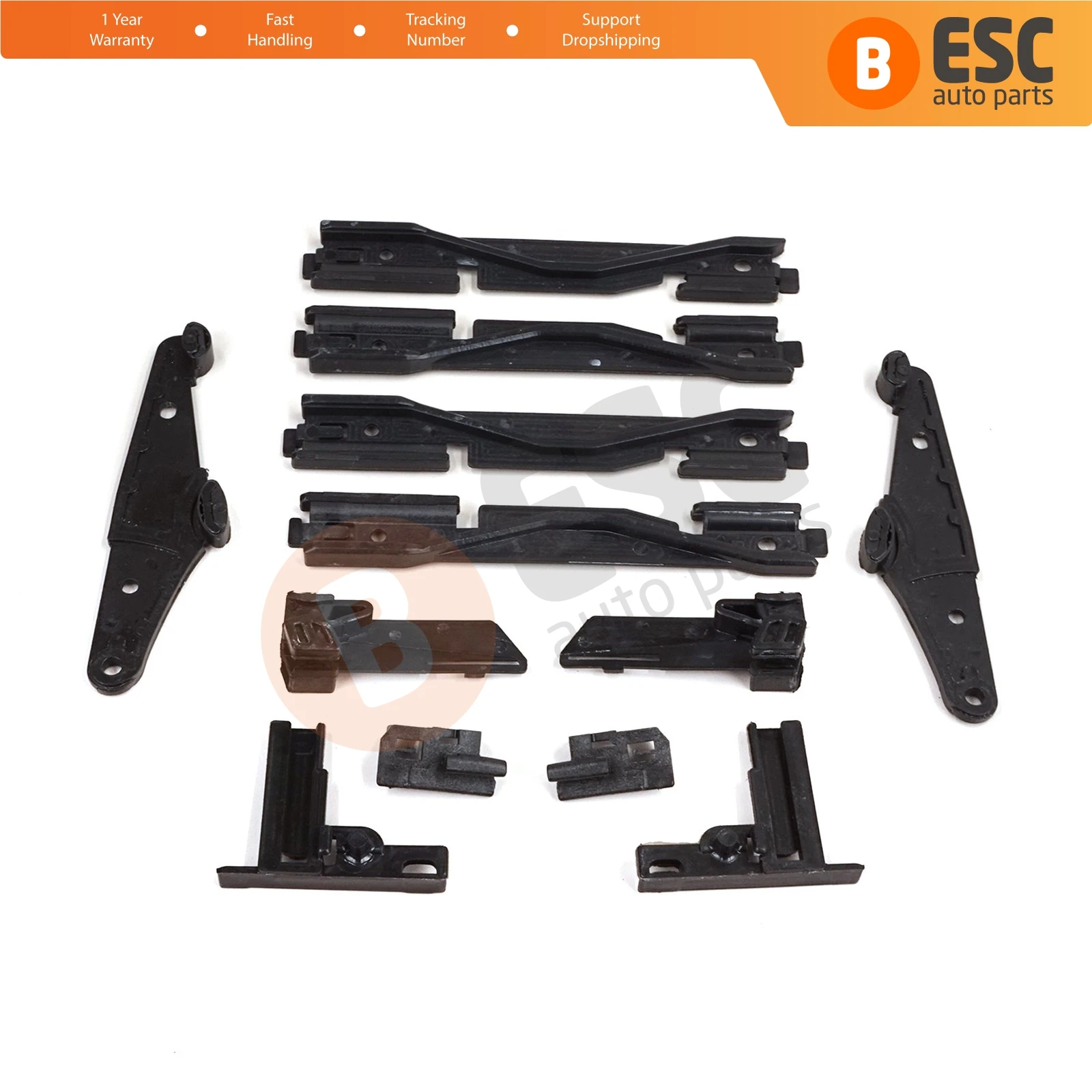 ESR653 Sunroof Roof Curtain Repair Set with Metal Lever 50006393 81635A5000 for Hyundai i30 i30 CW 2007-2012