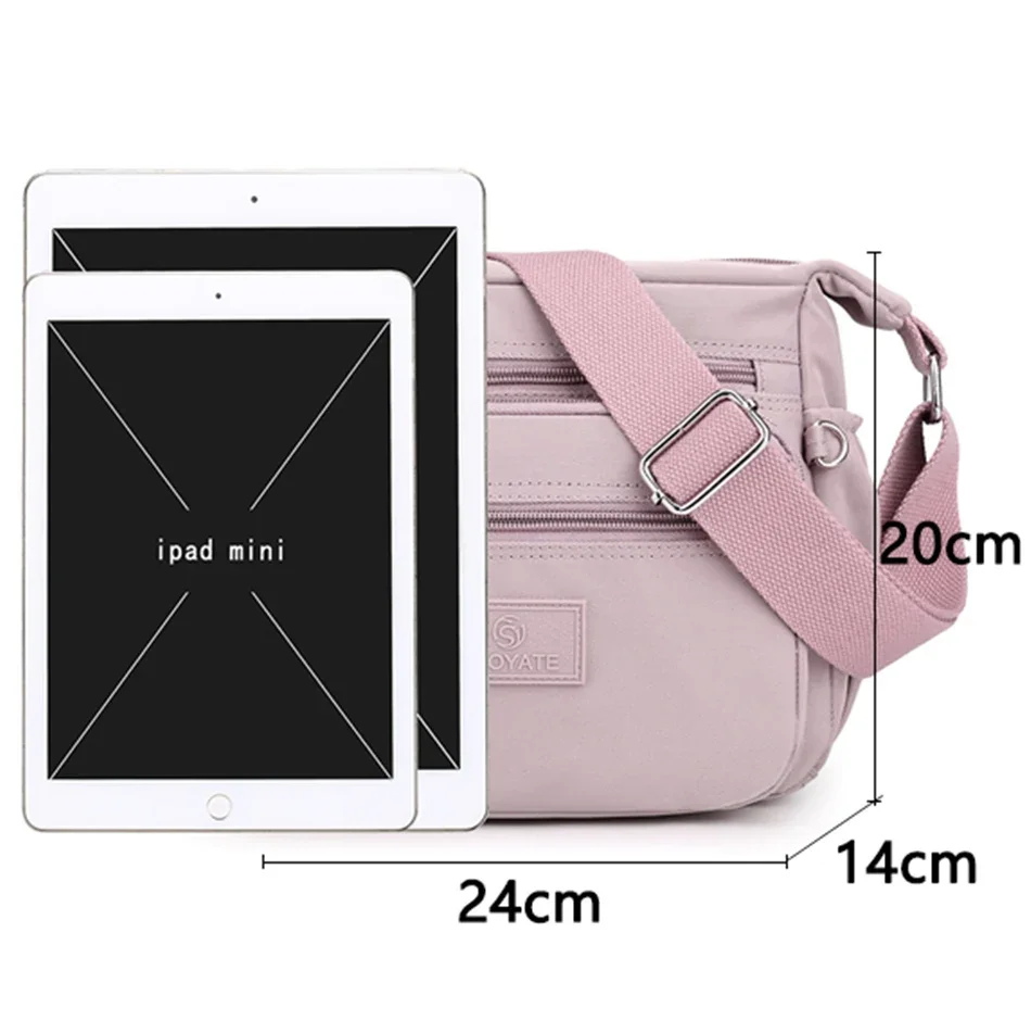 Summer Style Many Pocket Shoulder Crossbody Bags for Women 2024 Ladies Hand Cross Body Bag Woman Purses and Handbags Sac A Main