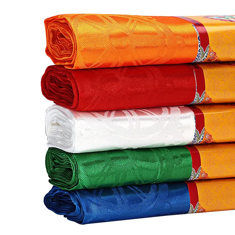 Tibetan Style Holy Five-color Hada High-end Embroidery Eight Auspicious Symbols Gift Temple Worship Study Room Meditation Office
