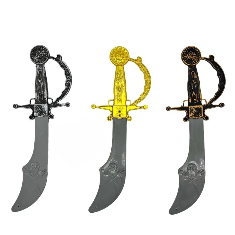Cuchillo pirata de 32cm/12,6 pulgadas, modelo de Anime, accesorios de plástico, periféricos de Cosplay, juguete para exteriores de Halloween, adornos coleccionables, manualidades, regalo