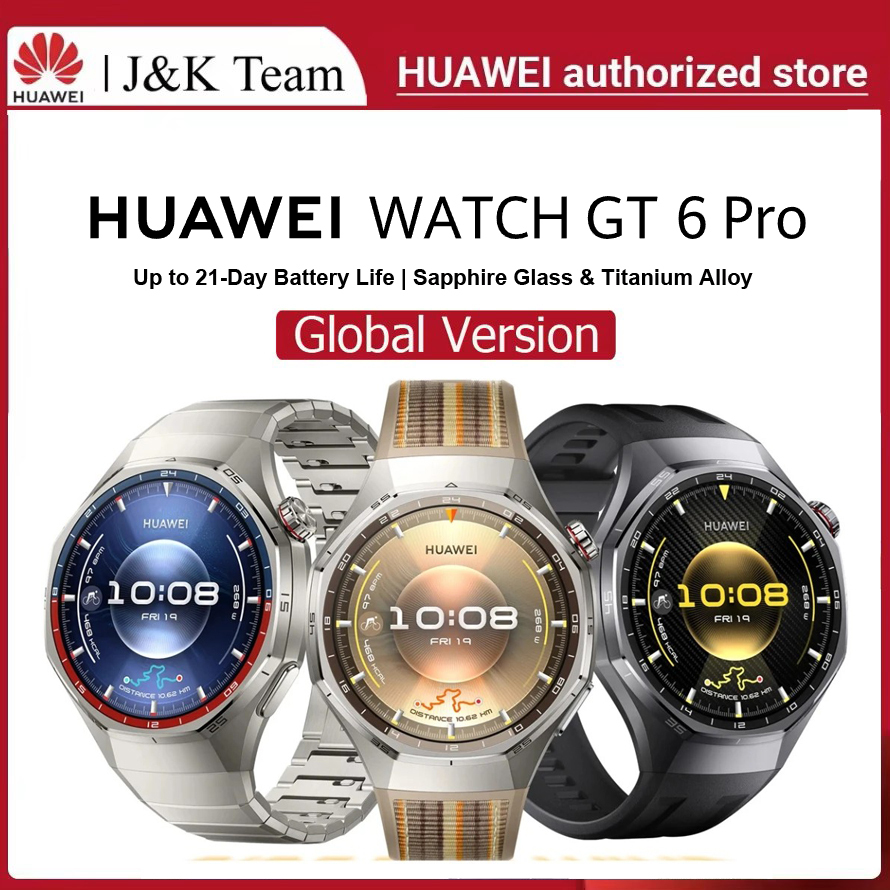  HUAWEI Watch GT 6 Pro Smartwatch,Up to 21-Day Battery Life,Global Version Watch GT6 Pro,Work seamlessly with iOS and Android