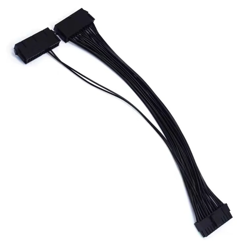 30cm Dual Power Start Line Mainboard 24pin Synchronous Power Cable
