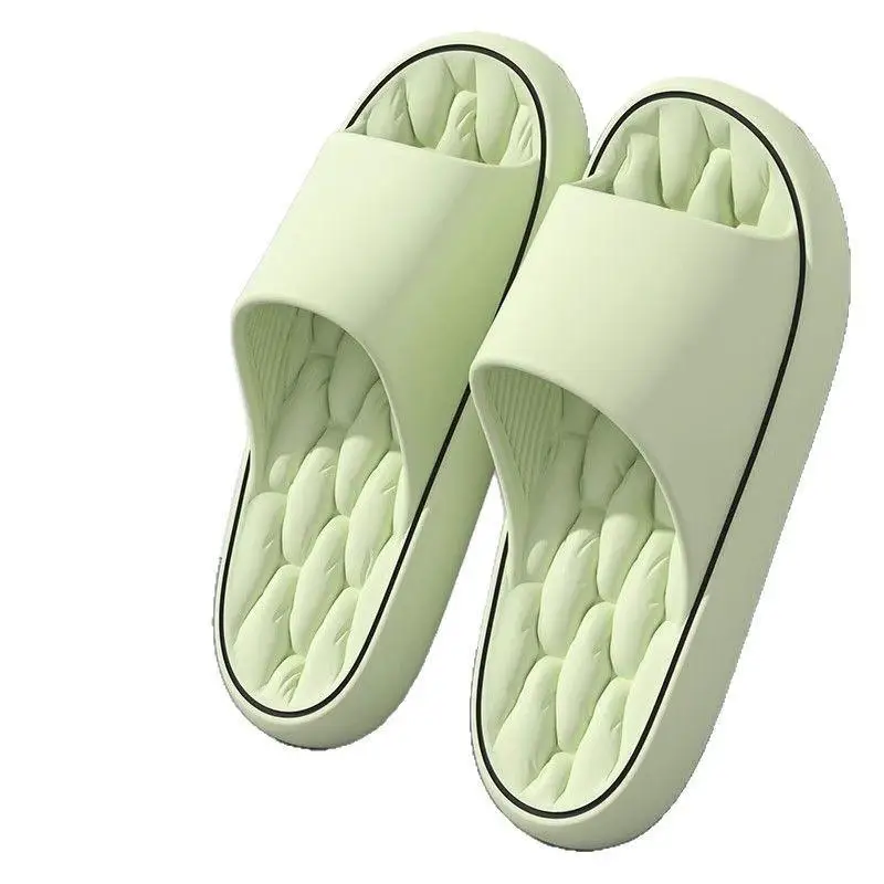 Modische superleichte Damen-Hausschuhe, rutschfeste EVA-elastische Schuhe, bunte Turnschuhe in der Tür, Badezimmer-Flip-Flops – Detail 26
