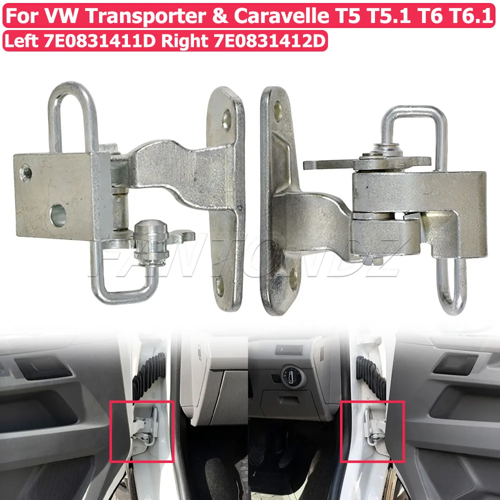 

Front Lower Door Opening Closing Hinge For VW Transporter & Caravelle T5 T5.1 T6 T6.1 7H0831412A 7H0831411B 7E0831411D 7E0831412