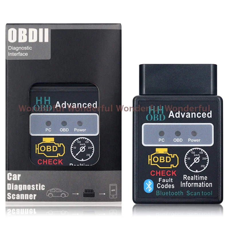 ELM327 OBD2 Car Diagnostic-Tool Wireless Scanning For a Variety Of Car OBD V2.1 Epistar Bluetooth Automotive Fault Detector