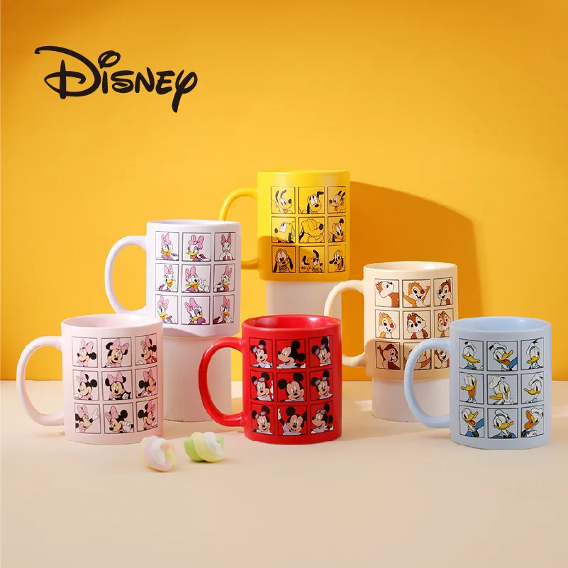 Niedliche Disney Erdbeer bär Keramik Tasse hohes Aussehen Niveau Tasse Getränke tasse erwachsene Kinder Allzweck Wasser Tasse nach Hause Kaffeetasse