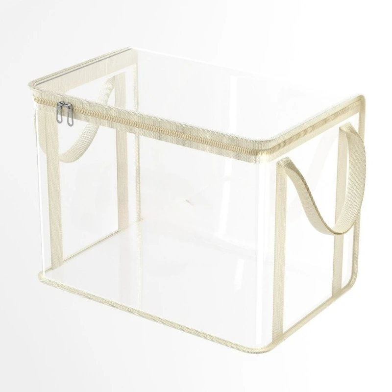 

Thickened PVC dustproof storage bag Foldable textbook sorting storage box Student dormitory household cartoon new model