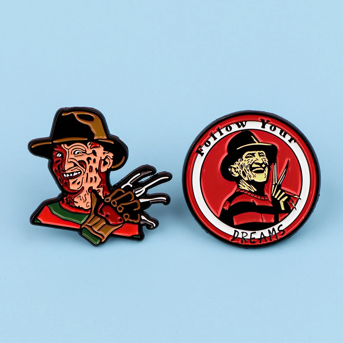 Horror Movies Figure Enamel Lapel Pin Badge Pins Hats Clothes backpacks Decoration Jewelry Accessories Gift