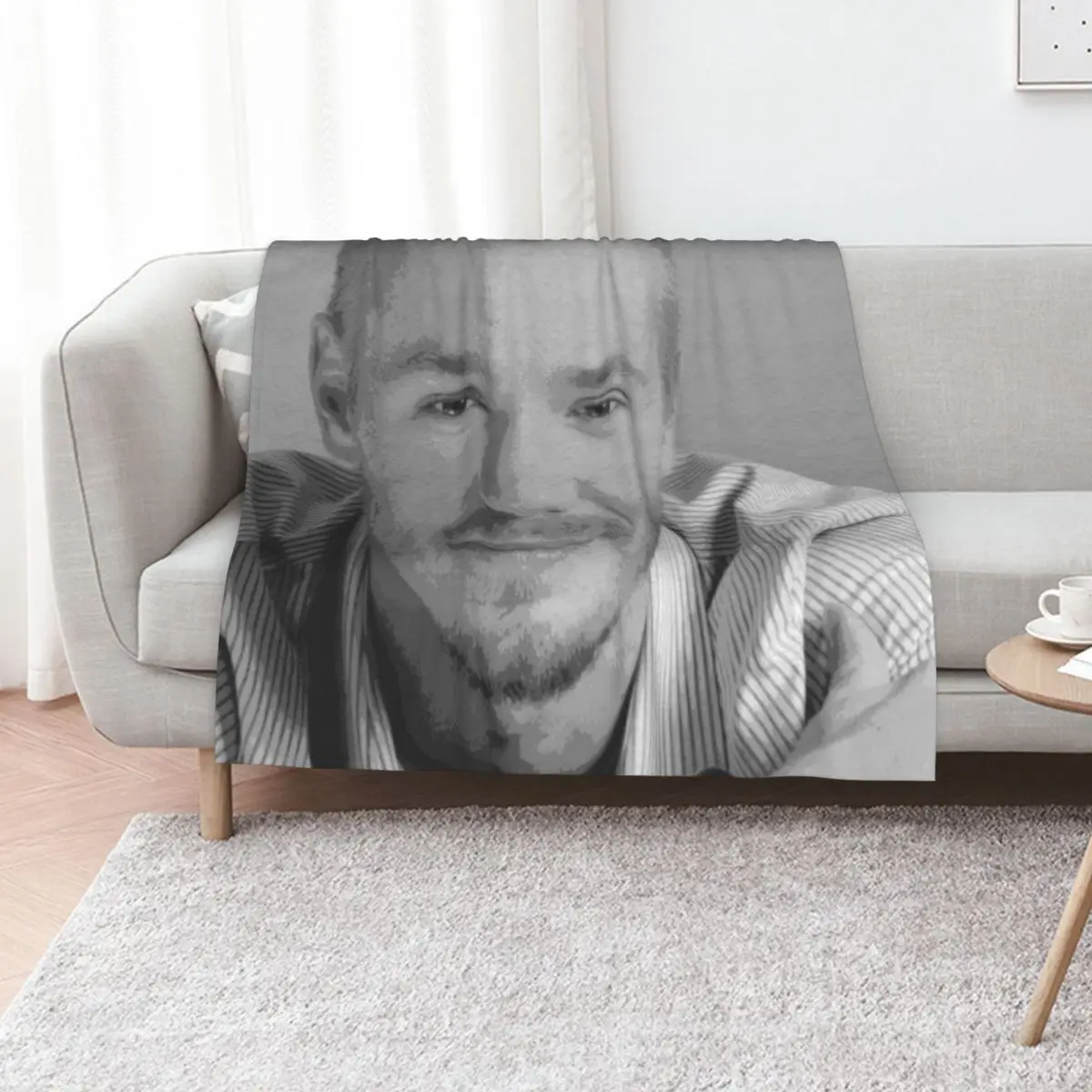 

Chad Michael Murray Pop Art Portrait Throw Blanket Plaid on the sofa Sofas for babies for winter Blankets