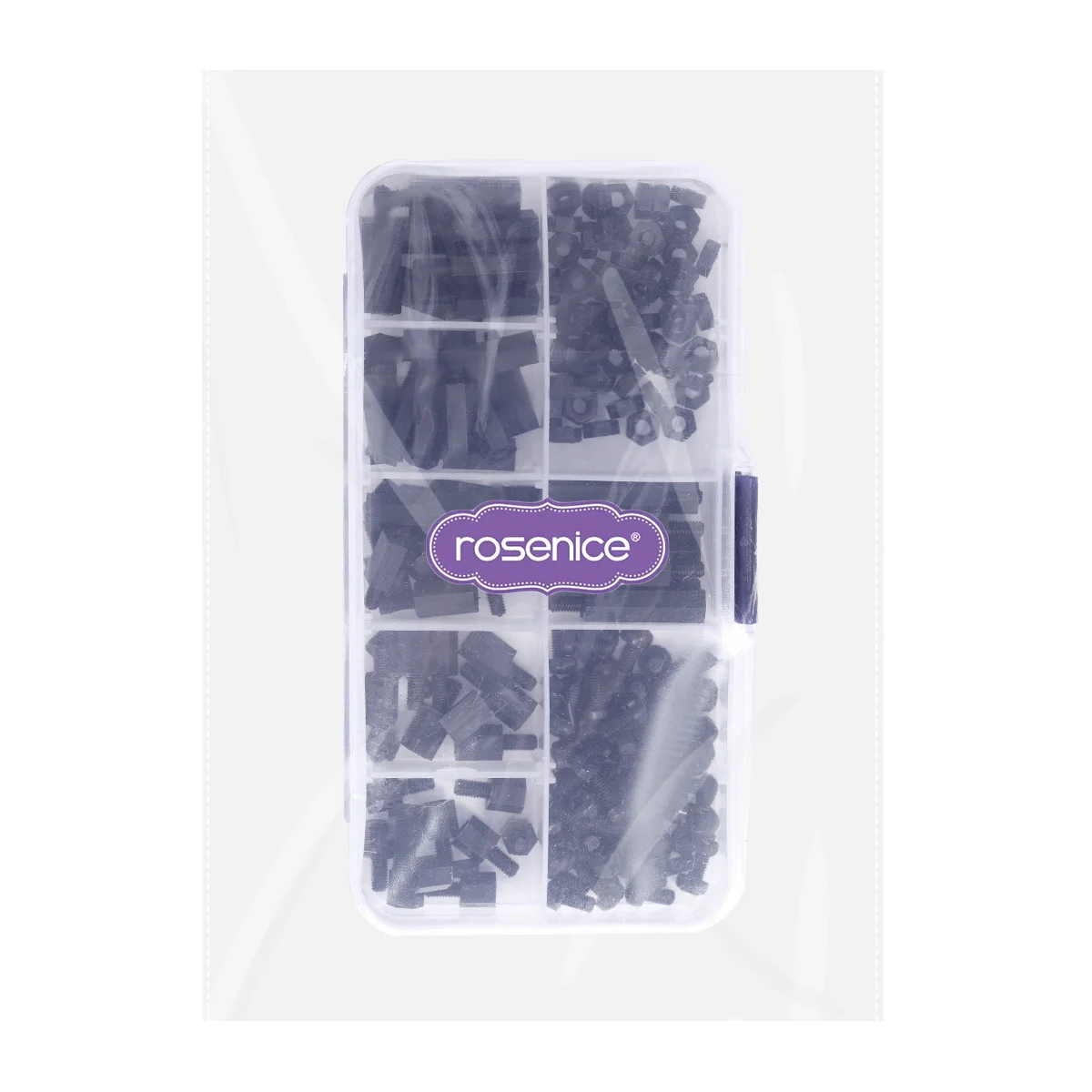 

180pcs Nylon Hex Standoffs Spacers 6Mm 8Mm 10Mm 12Mm 15Mm 20Mm Black Non-Magnetic Insulating Pcb Mounting Fixing Screws For