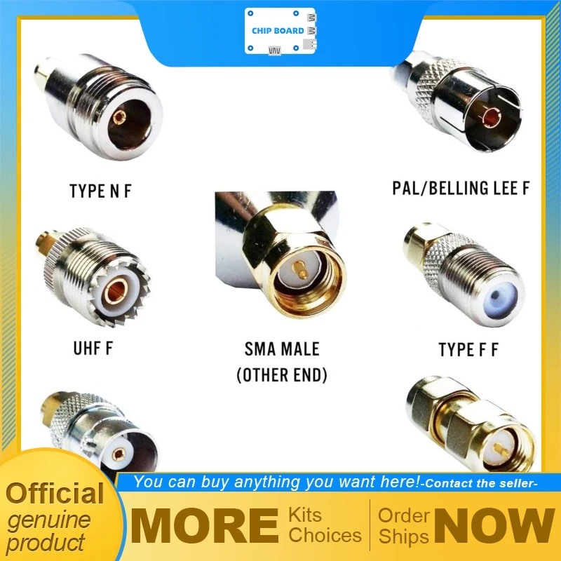 rtl-sdr BLOG SMA Male to SMA M BNC F TYPE N F TYPE F F UHF F PAL F adapter kit