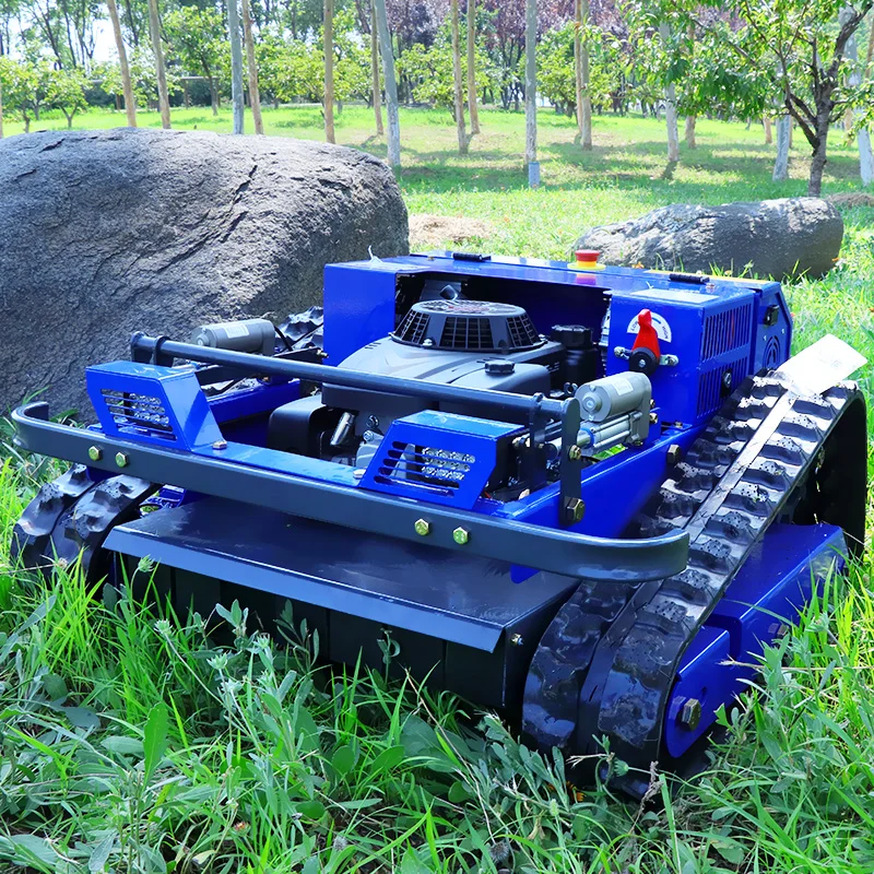 Customized Garden and Agricultural Use Crawler Remote Control Lawn Mower Forestry Robot Zero Turn Lawn Mower