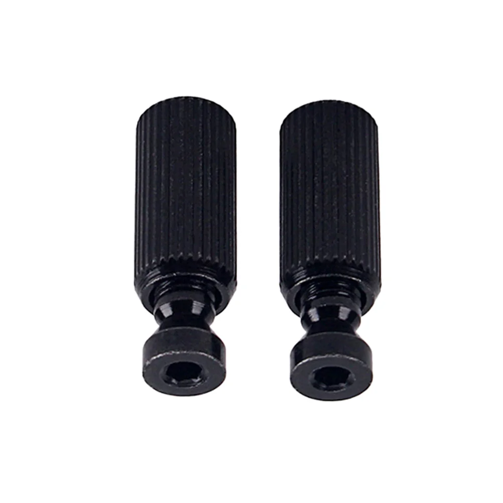 

2Pcs Professional Tremolo Bridge for Guitar Durable Metal Elevating Replacement Parts Gaq306 Black Tremolo Bridge