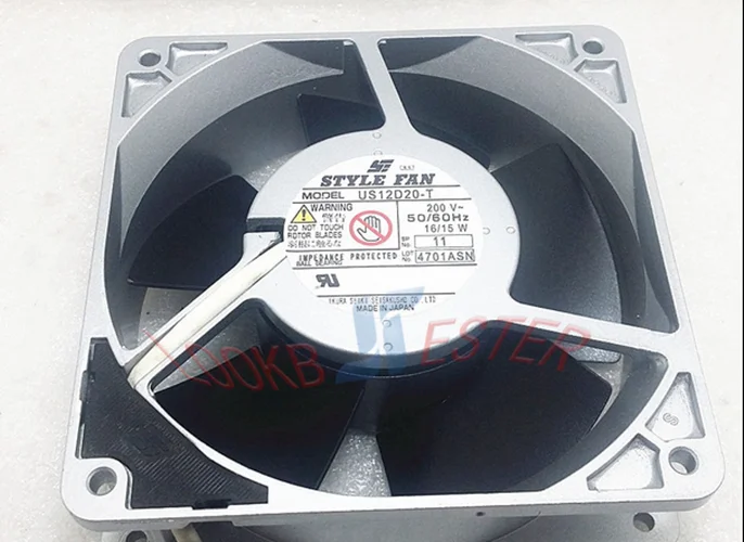 

1PC New STYLE FAN US12D20-T AC 200V 16/15W 12038 12CM