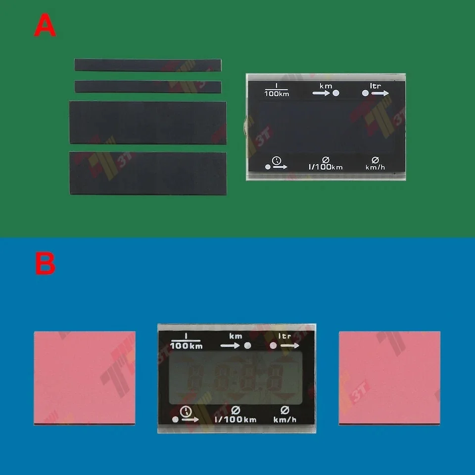 

Dashboard LCD Display for Audi 80 100 200 V8 MFA Instrument Cluster Type A/B