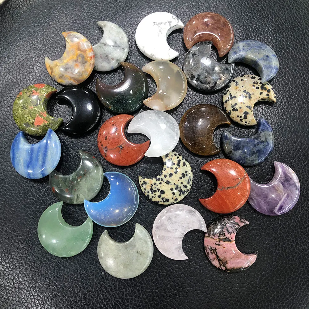 

Natural Crystal Stones Quartz Moon Star Carvings Healing Stone Reiki Meditation Spiritual Gift Craft Home Decoration Witchcraft