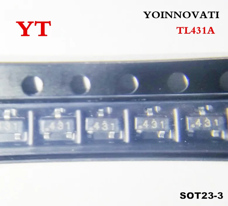 50pcs TL431 TL431A SOT-23 Voltage Regulator IC Best quality