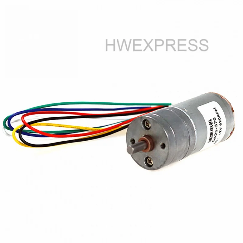 

GM25-370Miniature Gear Motor High Power Speed Control Motor12v24vSpeed Measuring Encoder Disc with Encoder
