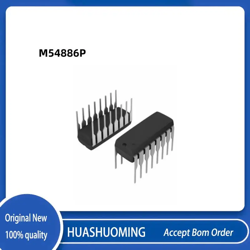 2PCS-10PCS/LoT new  M54886P  M54886   54886 DIP-16