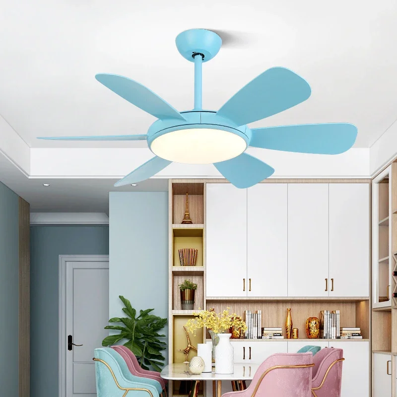 Modern ceiling fan with lights remote control 42 Inch 52 inch black fan with light ventilator lamp bedroom decor ceeling cieling