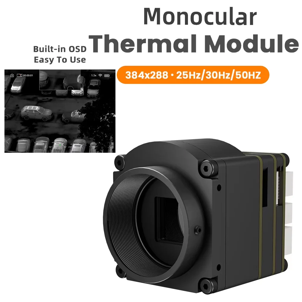 

384x288 9.1MM/25MM Monocular LWIR Thermal Imaging Module 12μm,Uncooled Infrared Thermal Camera Imager Modules for Hunting,LC221