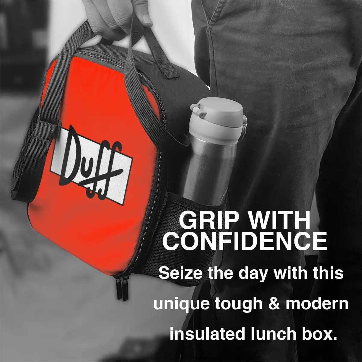 Duff Beer Insulated Lunch Bag per le donne Cooler Thermal Lunch Box Beach Camping Travel