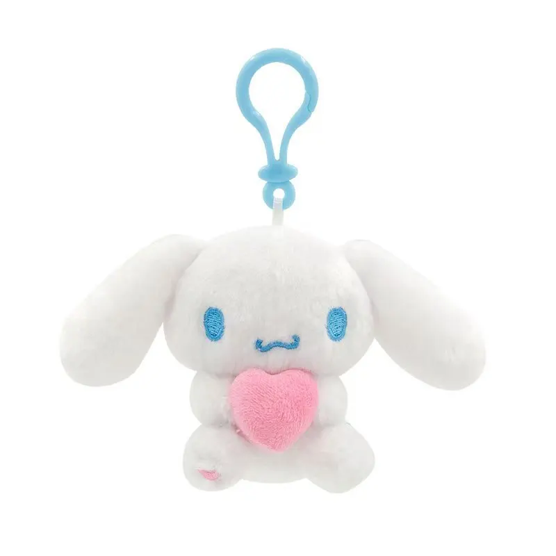 Anime My Melody Plüschtiere Cinnamoroll Puppe Schlüsselanhänger Anhänger Kawaii 8,5/9,5 cm Paar Buch Verpackung Dekoration Urlaub Geschenke