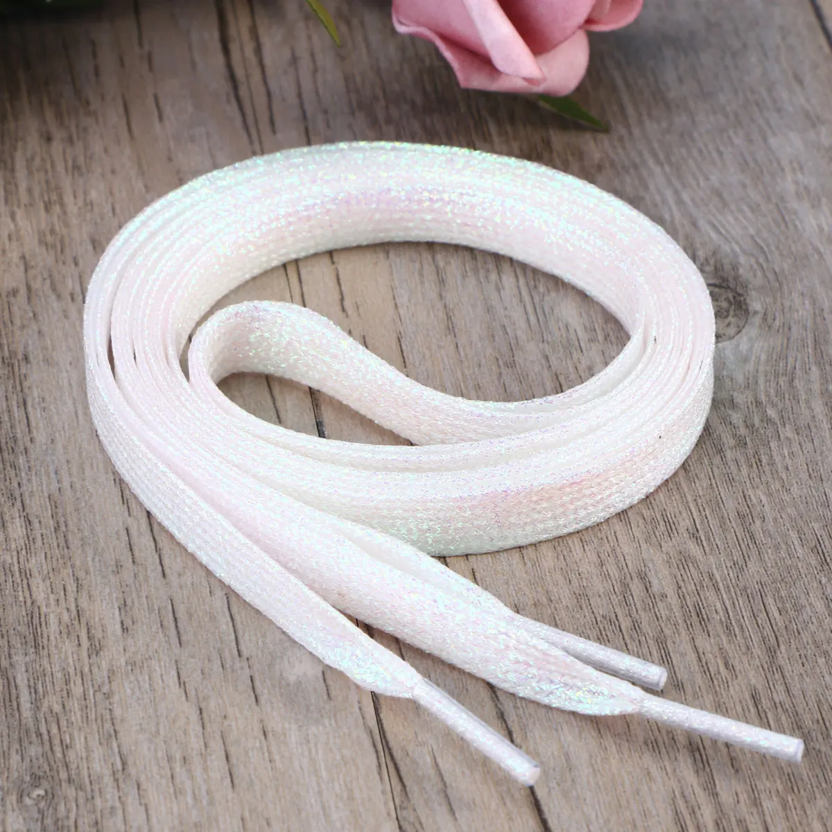 

Colored Shoelaces for Sneakers Sports Canvas DIY Projects Glitter Shoe Laces Proper Flat Shoe Laces Length Durability