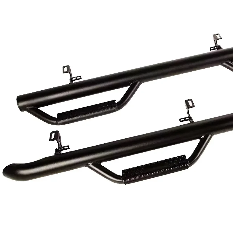 For Jeep Wrangler JK Side Bar Pedals 2007-17 Steel Foot Pedals Side Bar