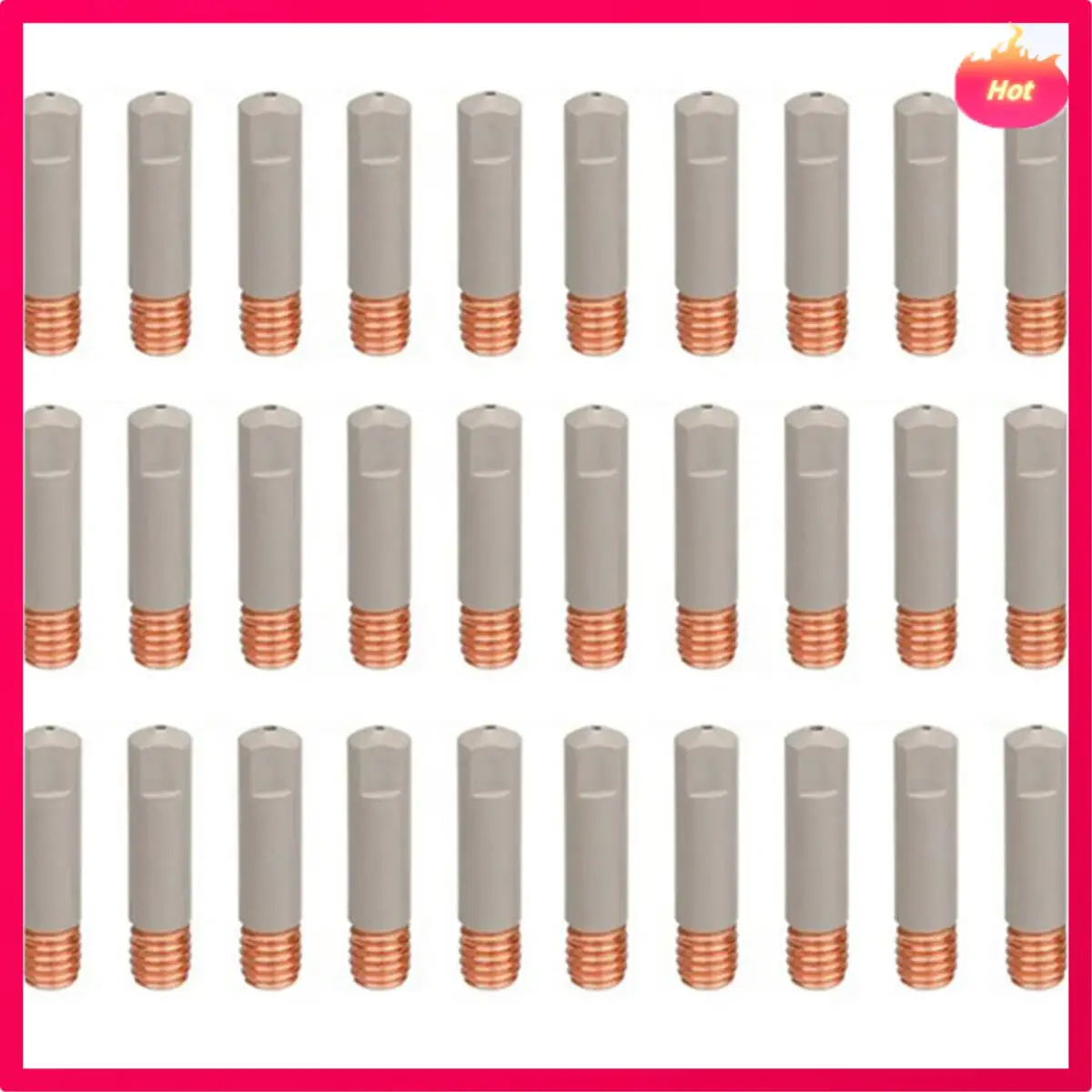 30 قطعة MB15AK فوهة لحام نصائح طلاء حماية M6 فوهة الغاز تلميح 1.0 مللي متر MIG أداة لحام أجزاء #6