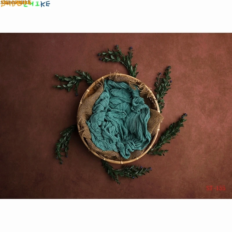 Winylowe niestandardowe dziecko noworodek kwiatowy kosz fotografia tła rekwizyty urodziny dzieci Photo Studio tło VT-11