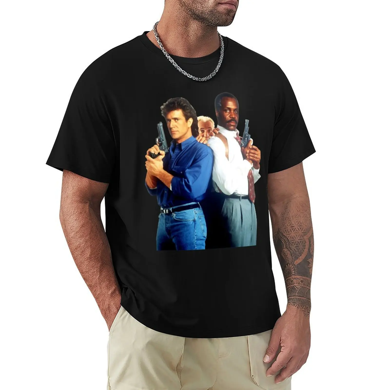 

Action Movie American Police Motivational Lethal Weapon Awesome For Music Fan T-Shirt football t shirt t shirts for men pack