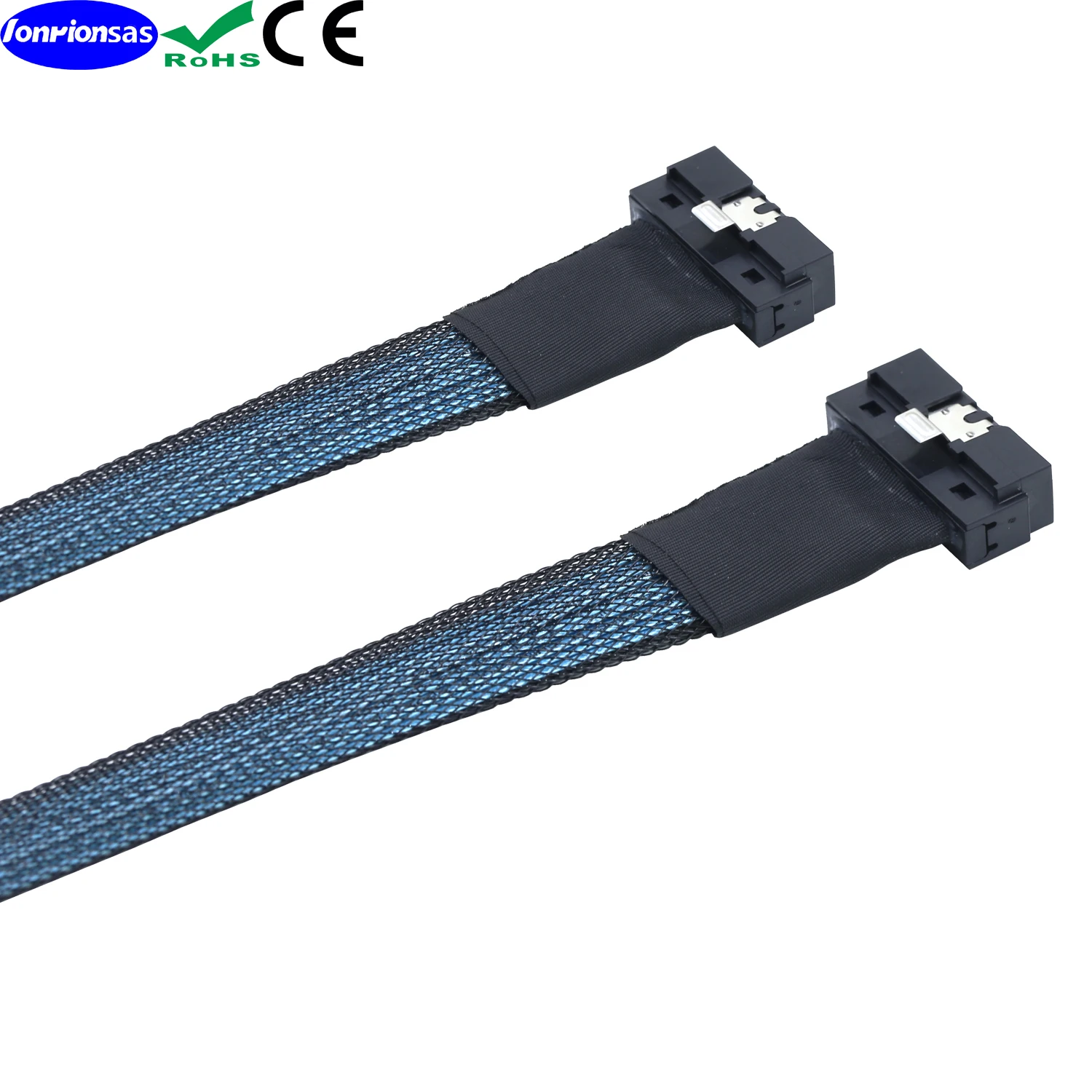LONRIONSAS#PCI-E Slimline SAS 4.0 LP Low profile SFF-8654 8i 74pin Host to LP SFF-8654 74Pin Slim SAS Target Cable