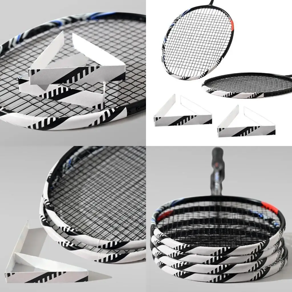 

R6FE 2Pcs Tennis Rackets Paddle Head Protections Tape Racquet Head Guard Sticker