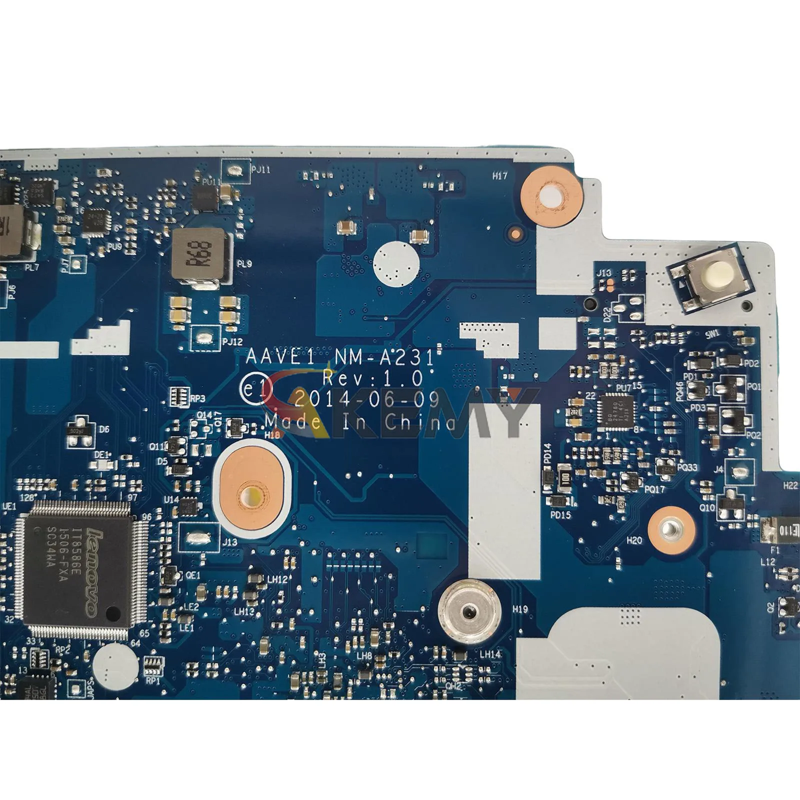 Scheda madre del computer portatile NM-A231 per Lenovo E455 con CPU A6 A8 A10 DDR3 completamente testata al 100%