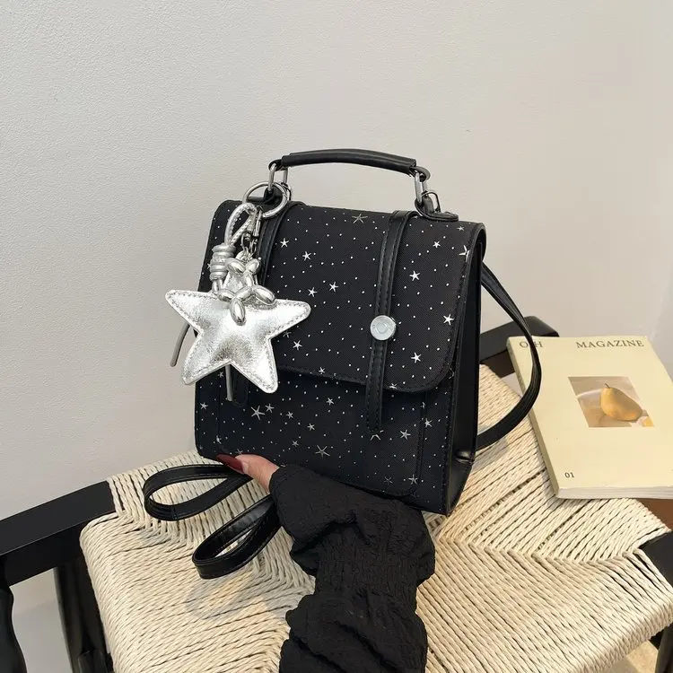 

Korean Niche Polka Dot Backpack Women's 2026 New Fashion Foreign Style Handbag Daily Leisure Mini Schoolbag